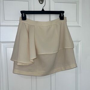 Forever 21 Cream Mini Skirt